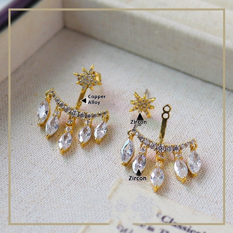 Star Zircon Earrings