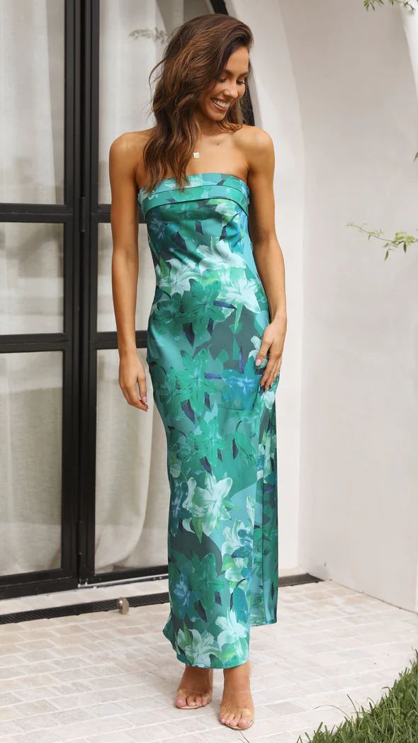Long Dress with Backless Design