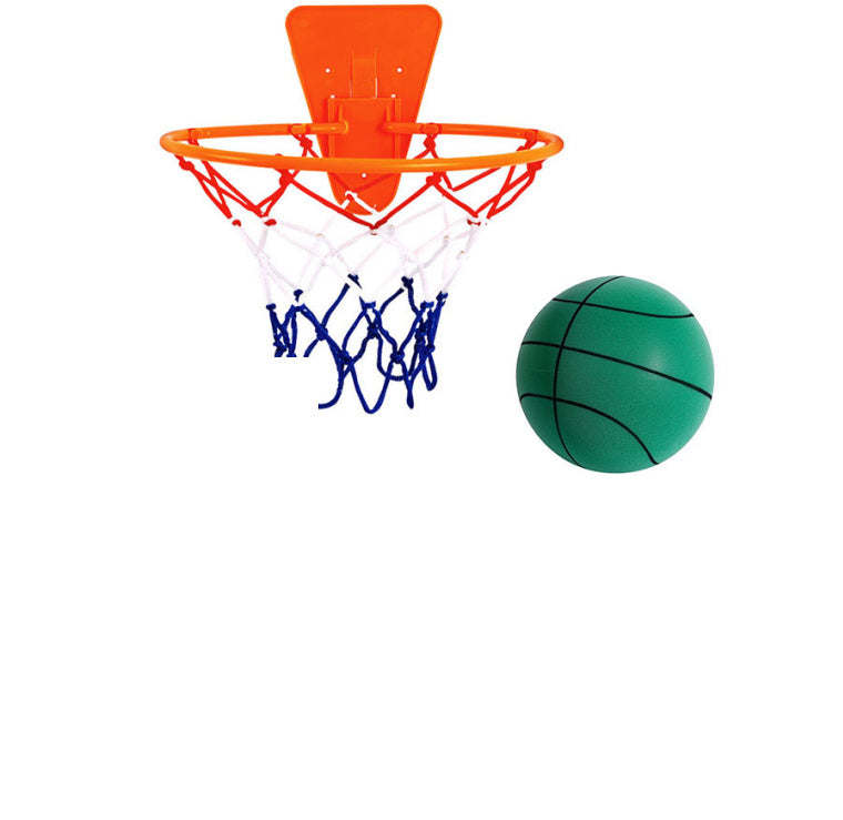 Indoor Foam Basketball with Hoop