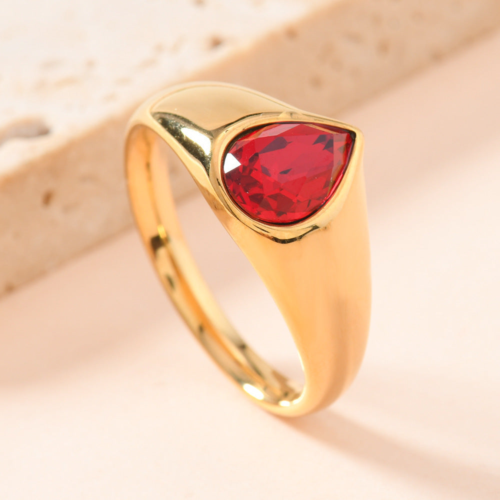 Colorful Rhinestone Ring