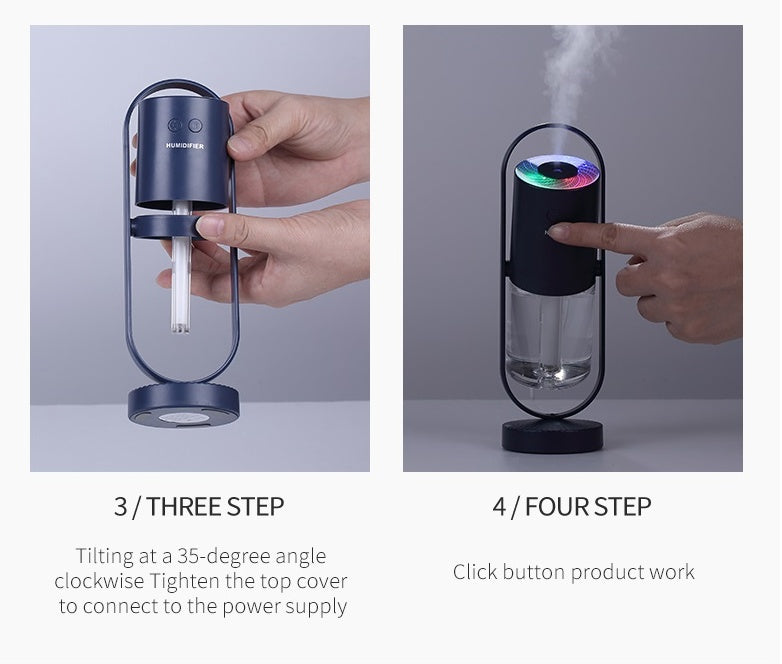 Air Humidifier for Home with Projection Night Lights