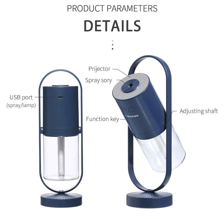 Air Humidifier for Home with Projection Night Lights