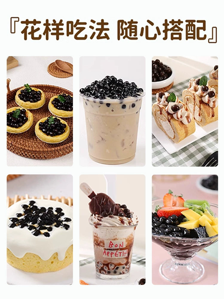 Black Tapioca Pearls (Boba)