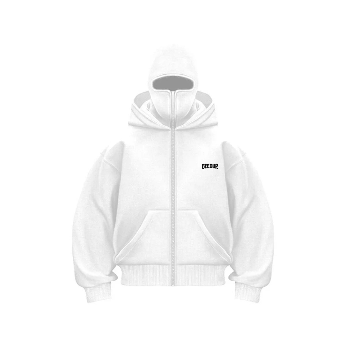 New men's double-cap pullover hoodie