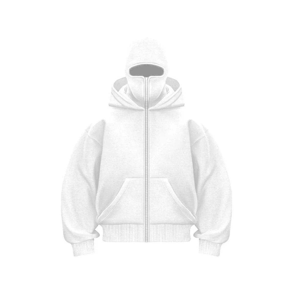 New men's double-cap pullover hoodie