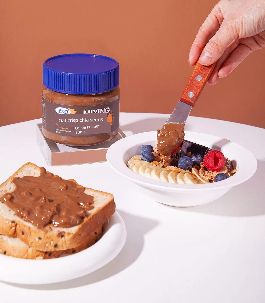 Cocoa and Matcha Spread