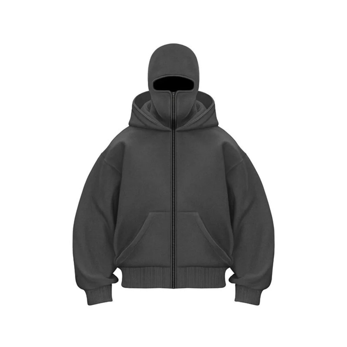 New men's double-cap pullover hoodie
