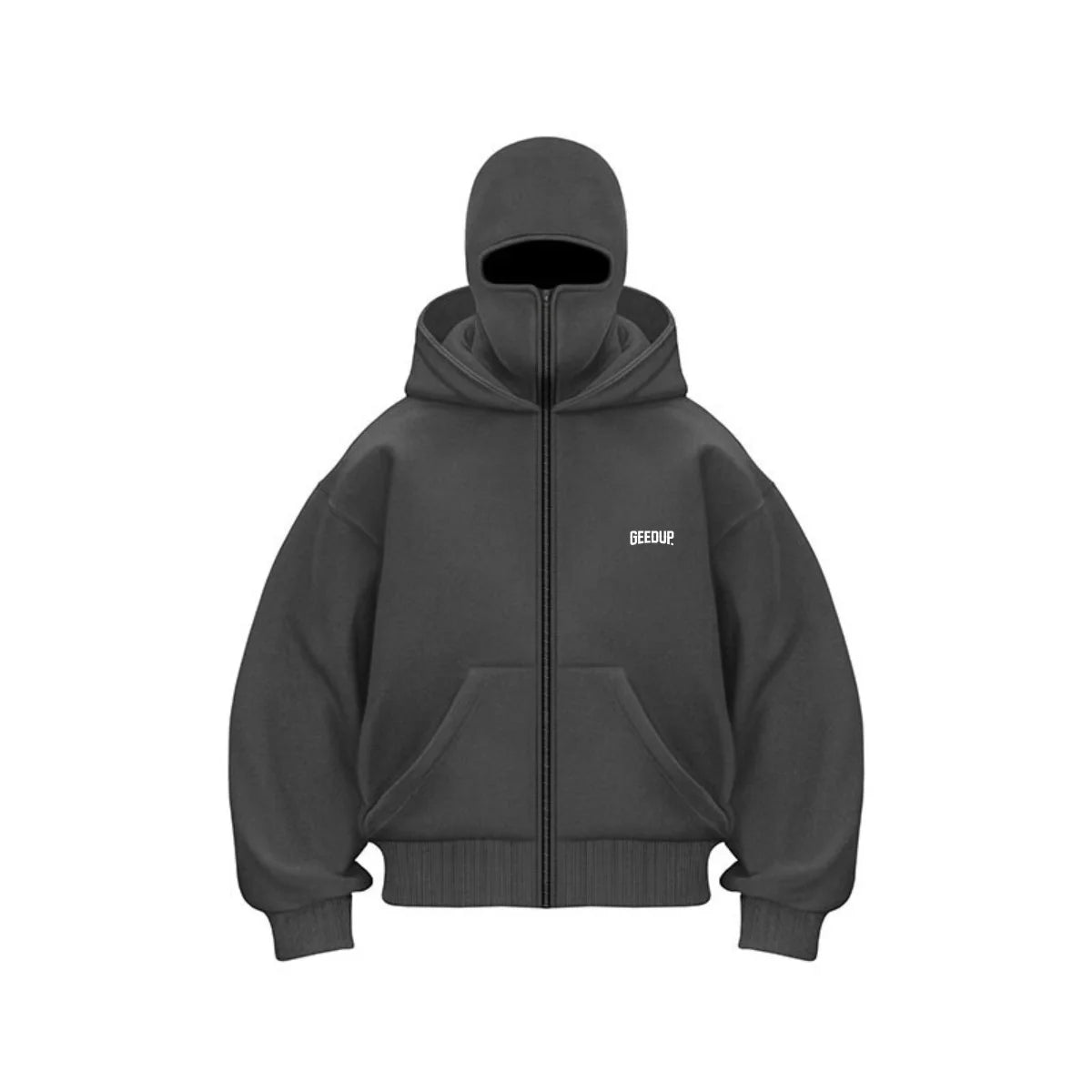 New men's double-cap pullover hoodie
