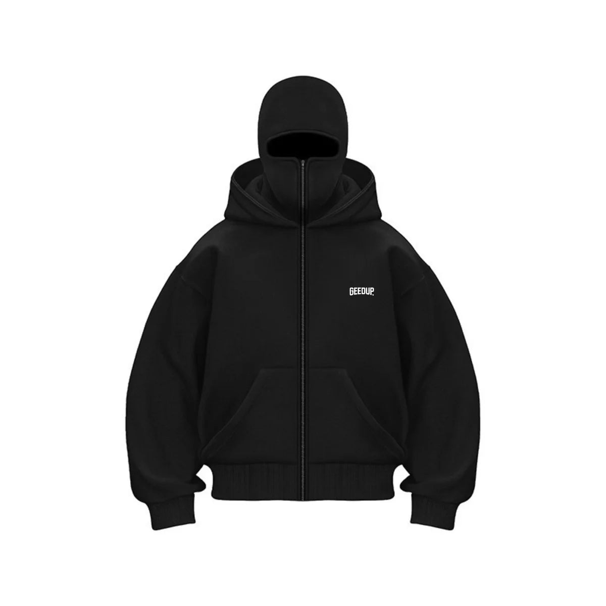 New men's double-cap pullover hoodie