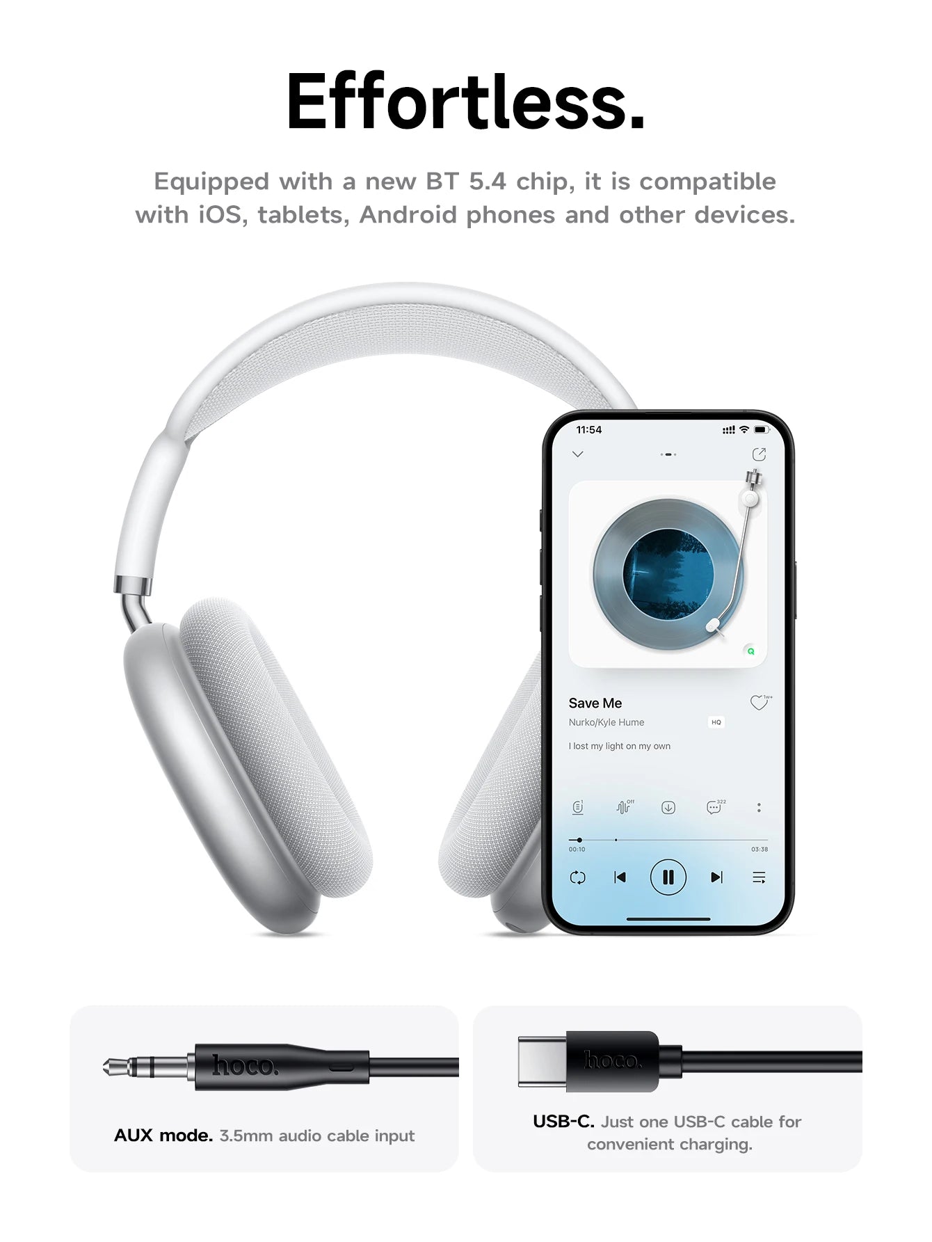 Noise Reduction Bluetooth Headphones