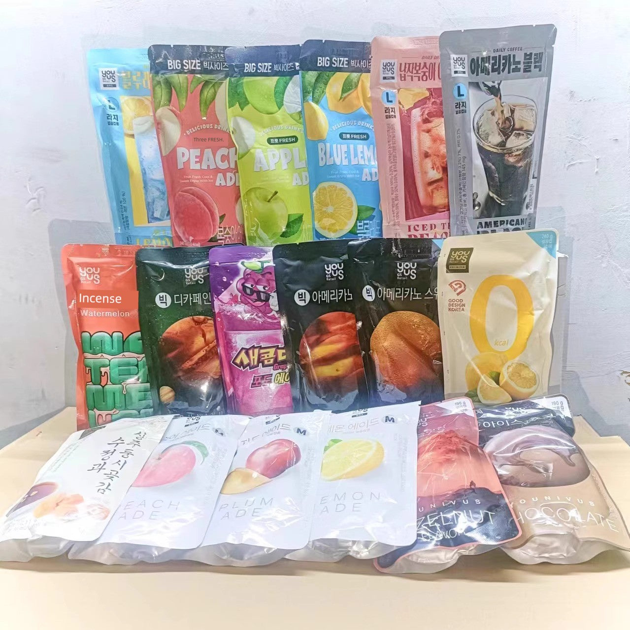 South Korea GS25 Youshi Convenience Store Instant Drinks