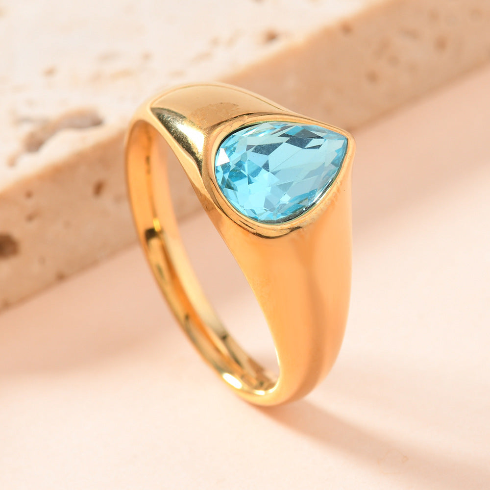 Colorful Rhinestone Ring
