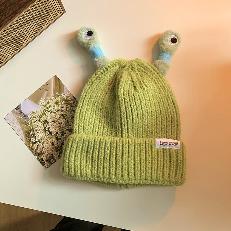 Funny Frog Knitted Beanies