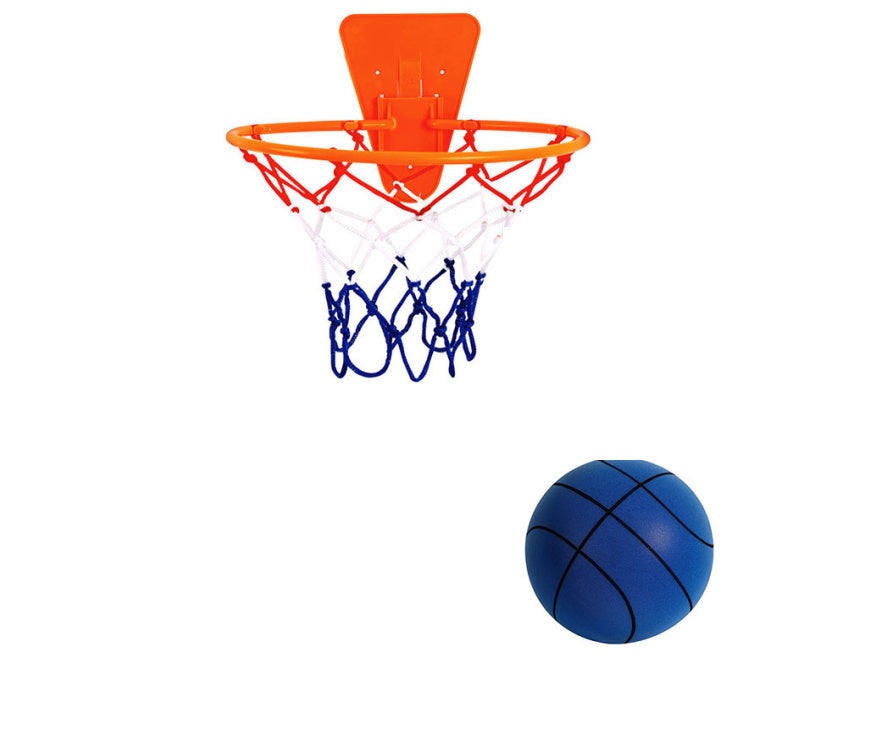 Indoor Foam Basketball with Hoop