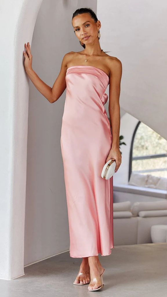 Long Dress with Backless Design