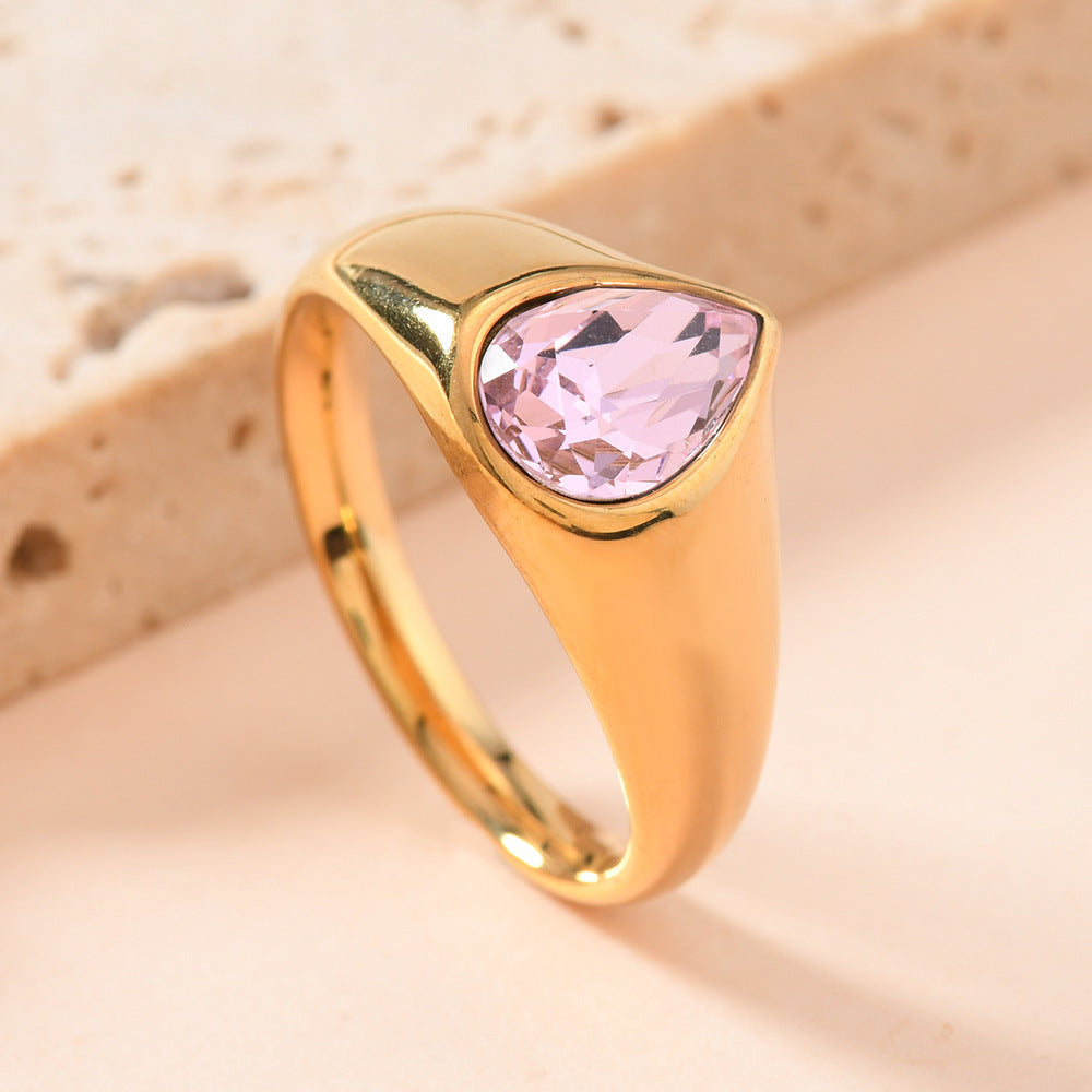Colorful Rhinestone Ring
