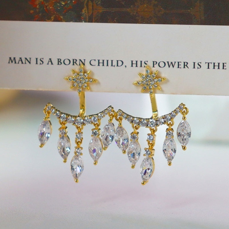 Star Zircon Earrings
