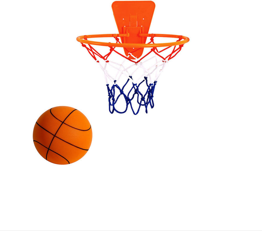 Indoor Foam Basketball with Hoop