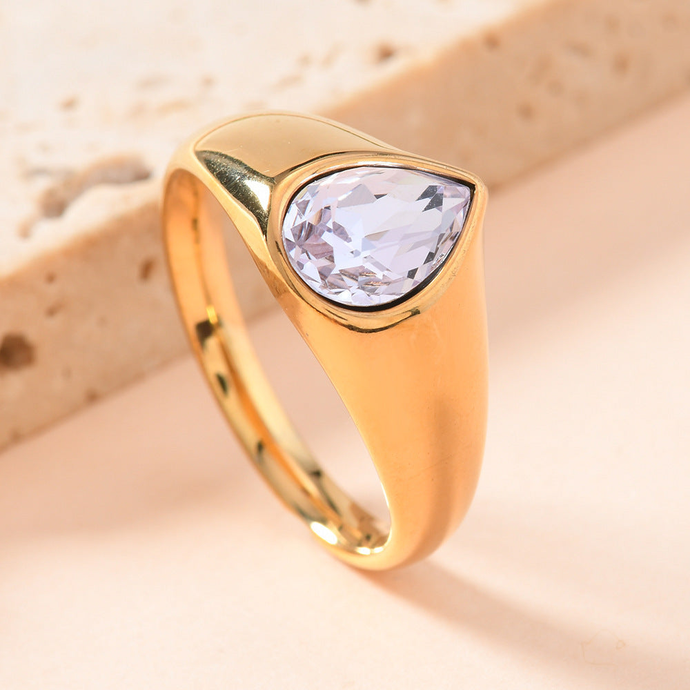 Colorful Rhinestone Ring