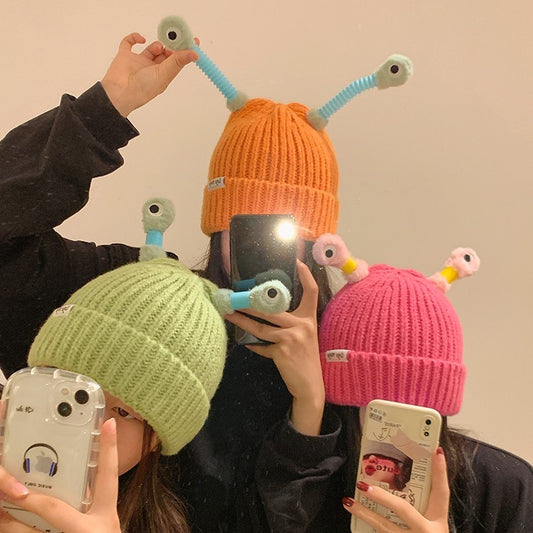 Funny Frog Knitted Beanies