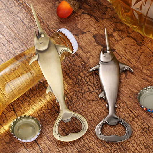 Creative Swordfish Handle Metal Beer Bottle Opener