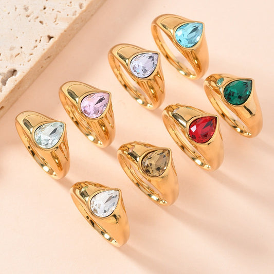 Colorful Rhinestone Ring